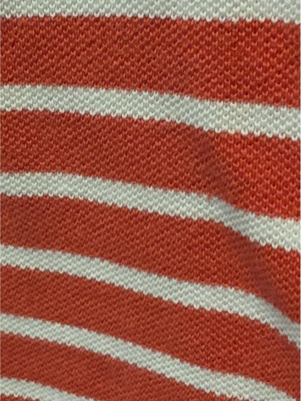 Polo Ralph Lauren Coral  White Stripe Short Sleeve Polo Sz XXL 100% Cotton